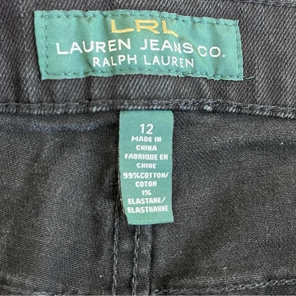 Lauren Ralph Lauren Womens Classic Straight Black Jeans - Picture 3 of 9